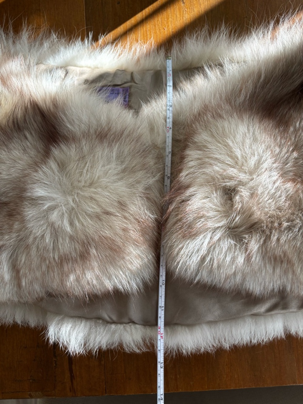Vintage Fox Grey Gray Silver Fur Stole Wrap Shawl Authentic Fur - Picture 3 of 5